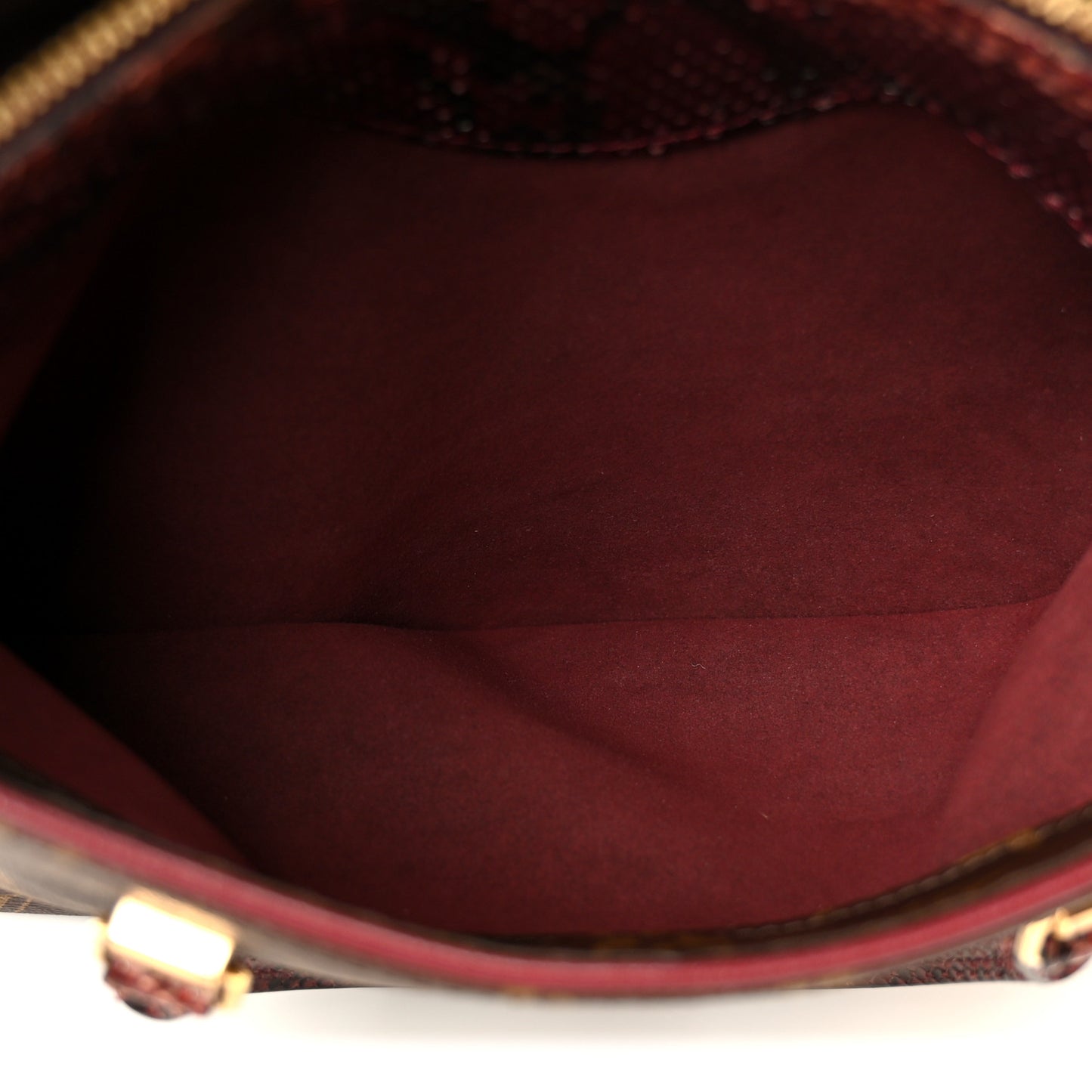 Snakeskin Monogram Pallas Red