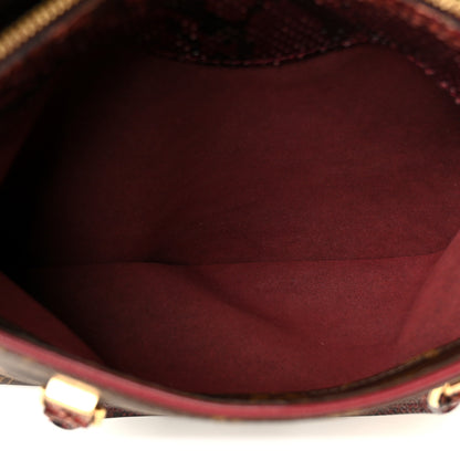 Louis Vuitton Snakeskin Monogram Pallas Red 6 of 12