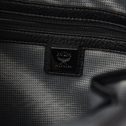 MCM Visetos Small Side Stud Stark Backpack Black 6 of 10