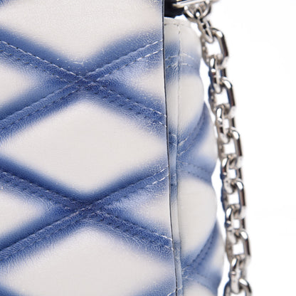 Louis Vuitton Lambskin Malletage Contraste GO-14 PM Blue 18 of 23