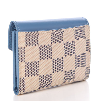 Louis Vuitton Damier Azur Zoe Wallet Bleuet 3 of 6