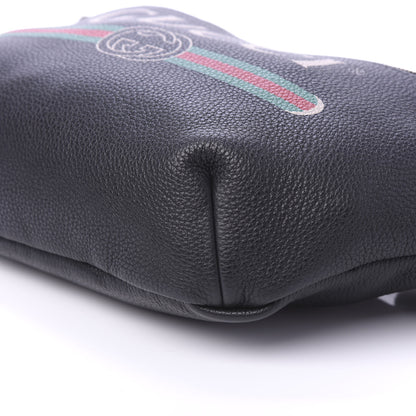 Gucci Grained Calfskin Logo Belt Bag Black 7 of 11