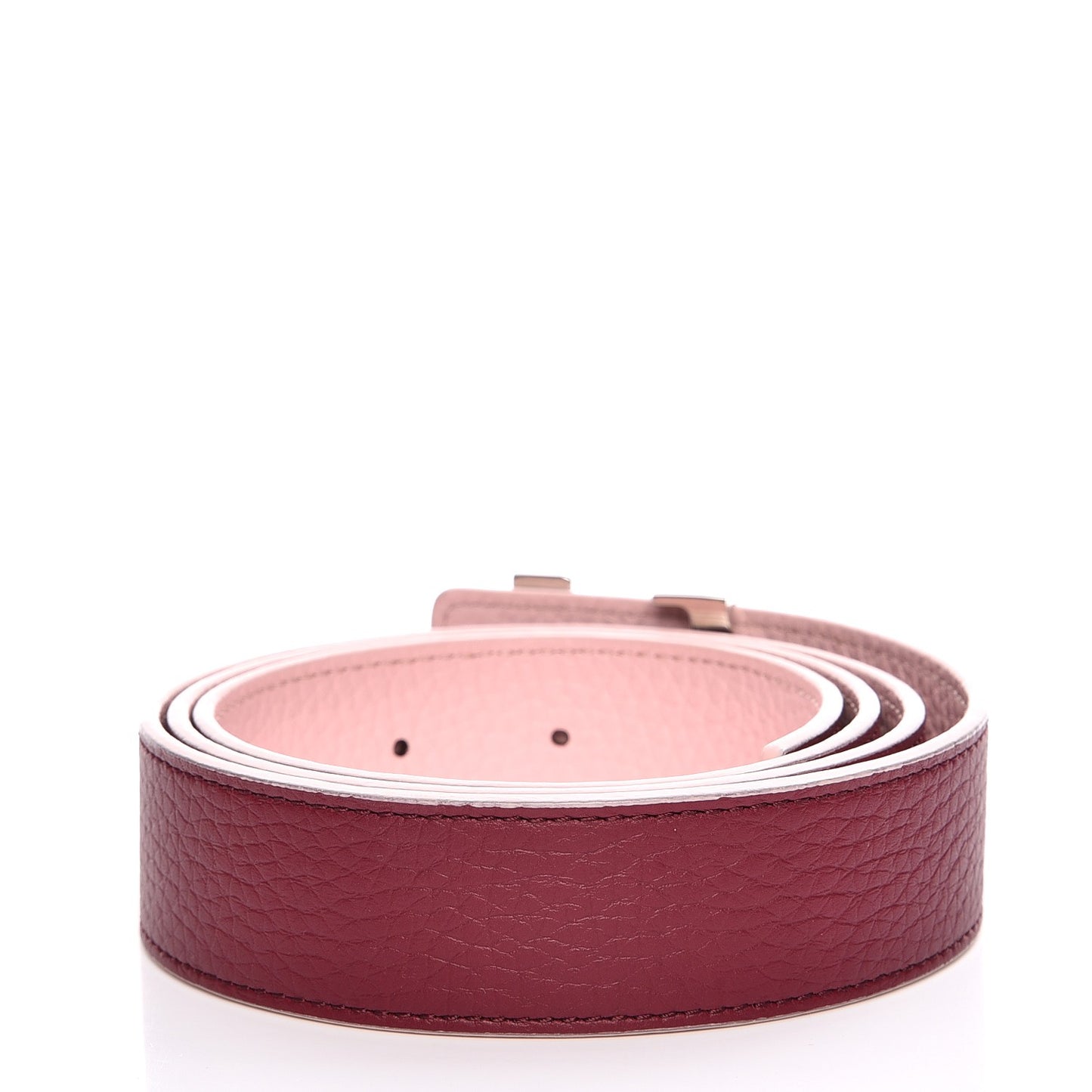 Taurillon Calfskin 30mm LV Initiales Reversible Belt 90 36 Bordeaux
