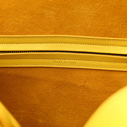 Celine Grained Calfskin Medium Phantom Luggage Yellow 6 of 10