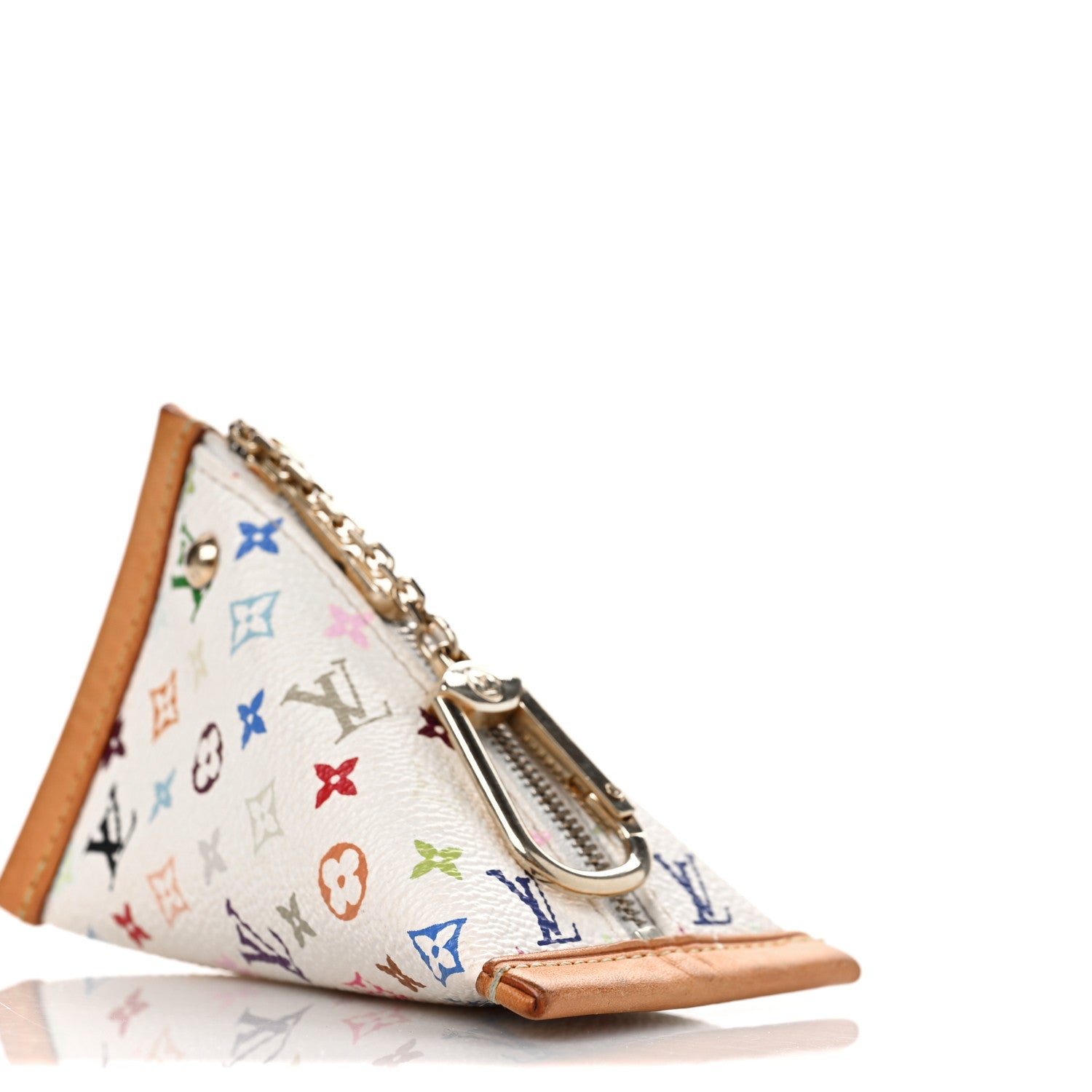 Louis Vuitton Monogram Multicolor Berlingot Coin Purse White 4 of 7