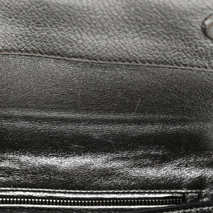 Miu Miu Metallic Goatskin Bandoliera Madras Shoulder Bag Chrome 10 of 19