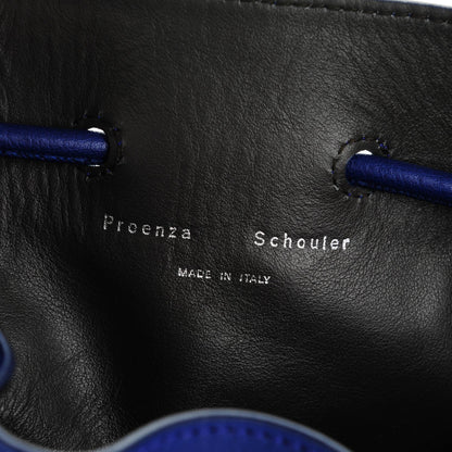 Proenza Schouler Calfskin Buffalo Medium Bucket Bag Blue 7 of 9