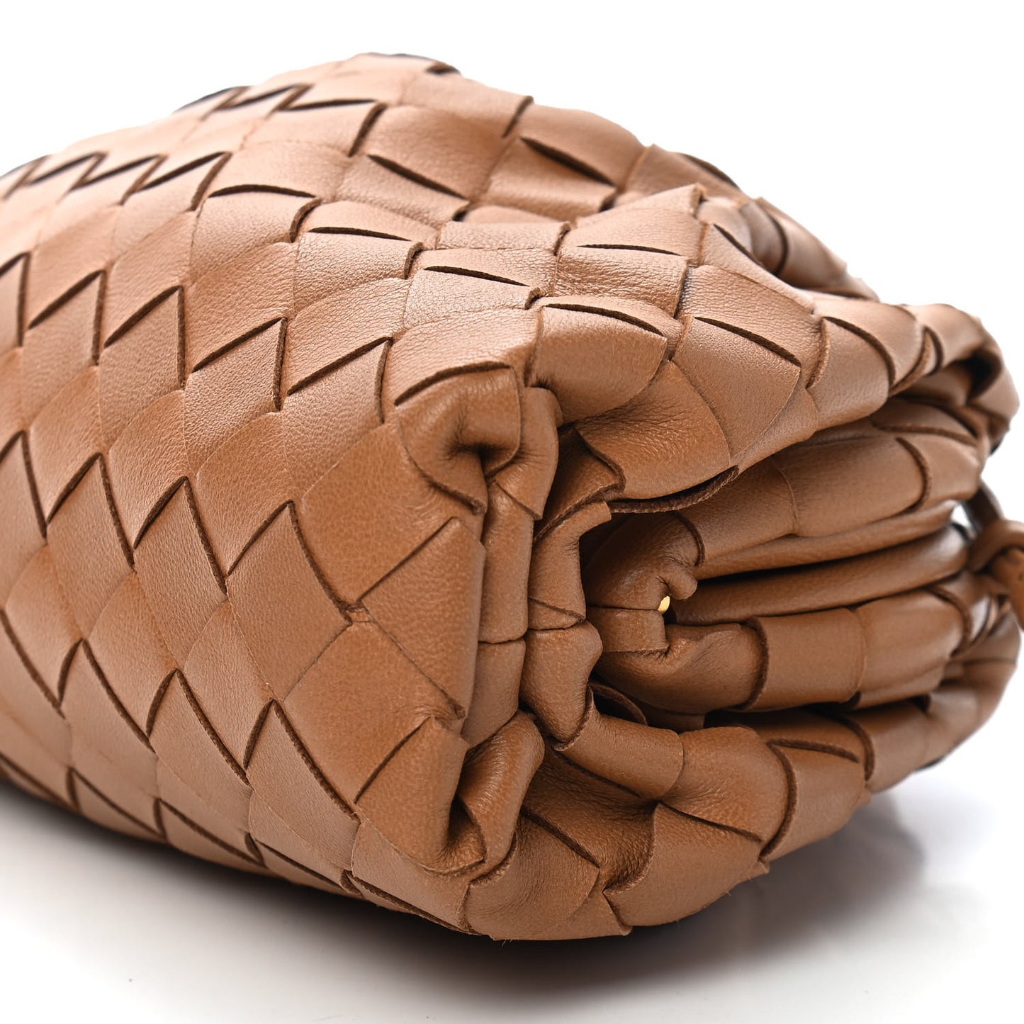Nappa Intrecciato The Mini Pouch Carmel