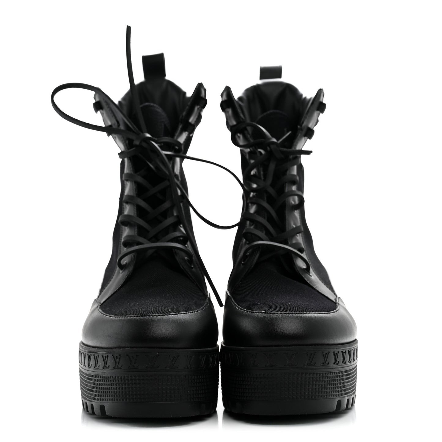 Canvas Laureate Platform Desert Boots 41 Black