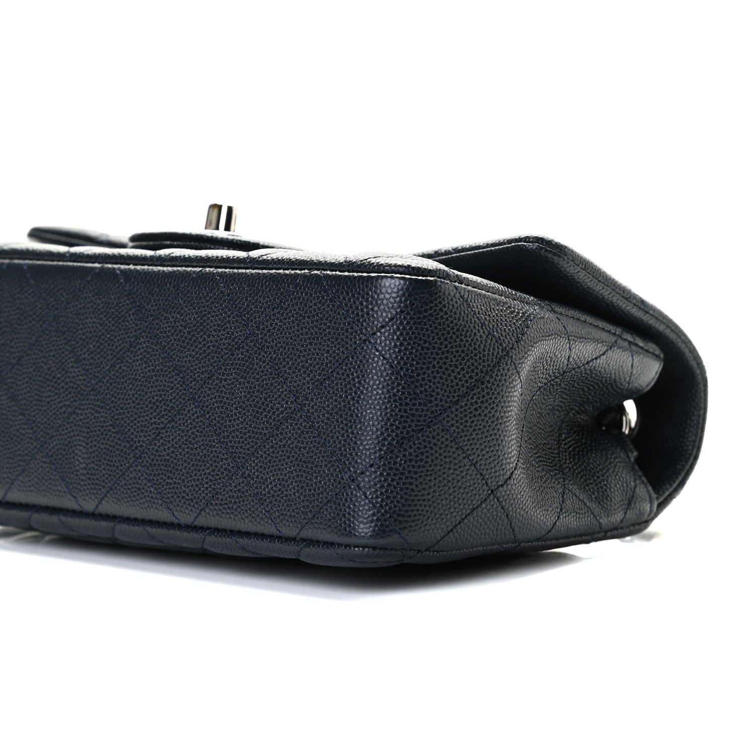 Chanel Caviar Quilted Mini Rectangular Flap Navy 7 of 8