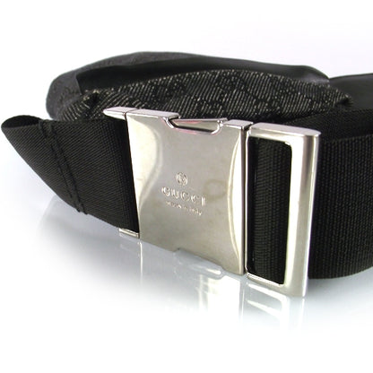 Gucci Monogram Belt Bag Black Denim 8 of 11