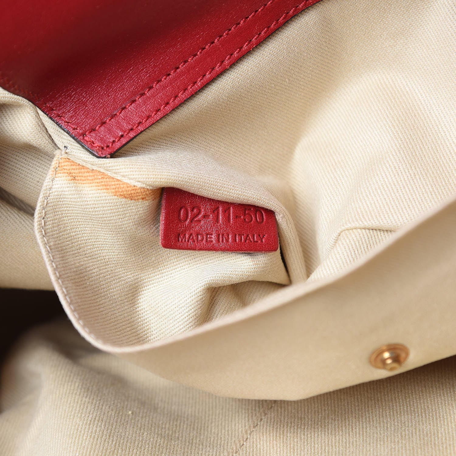 Chloe Calfskin Aurore Duffle Bag Vermillion Red 10 of 31