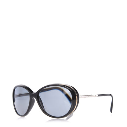 Chanel Acetate Butterfly CC Sunglasses 6037 Black 1 of 7