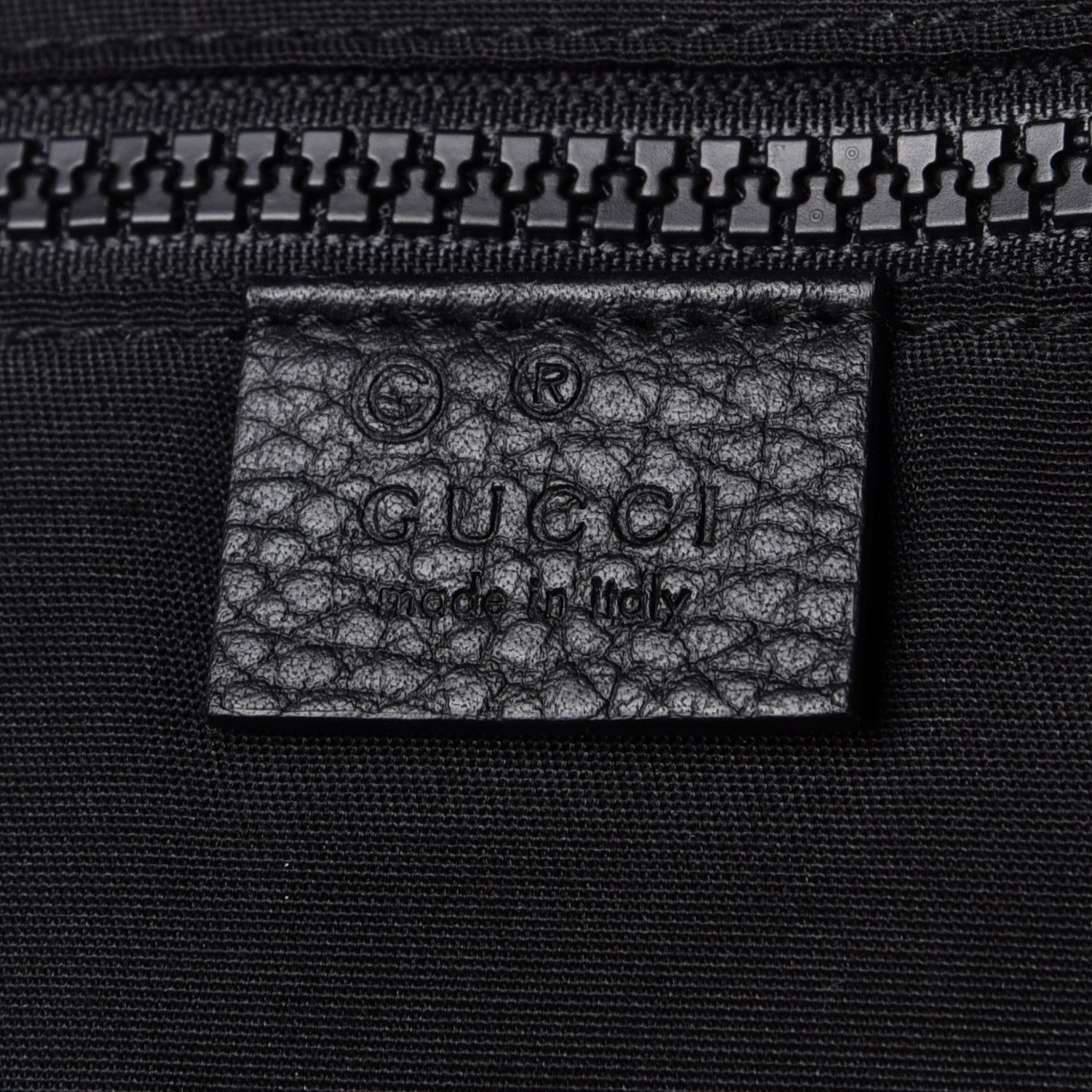 Gucci Nylon Monogram Slim Backpack Black 11 of 12