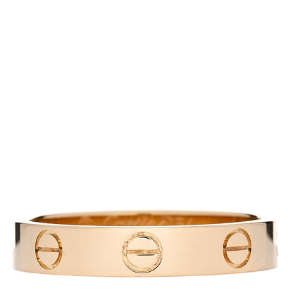 Cartier 18K Yellow Gold 3.5mm LOVE Wedding Band Ring 54 6.75 1 of 5