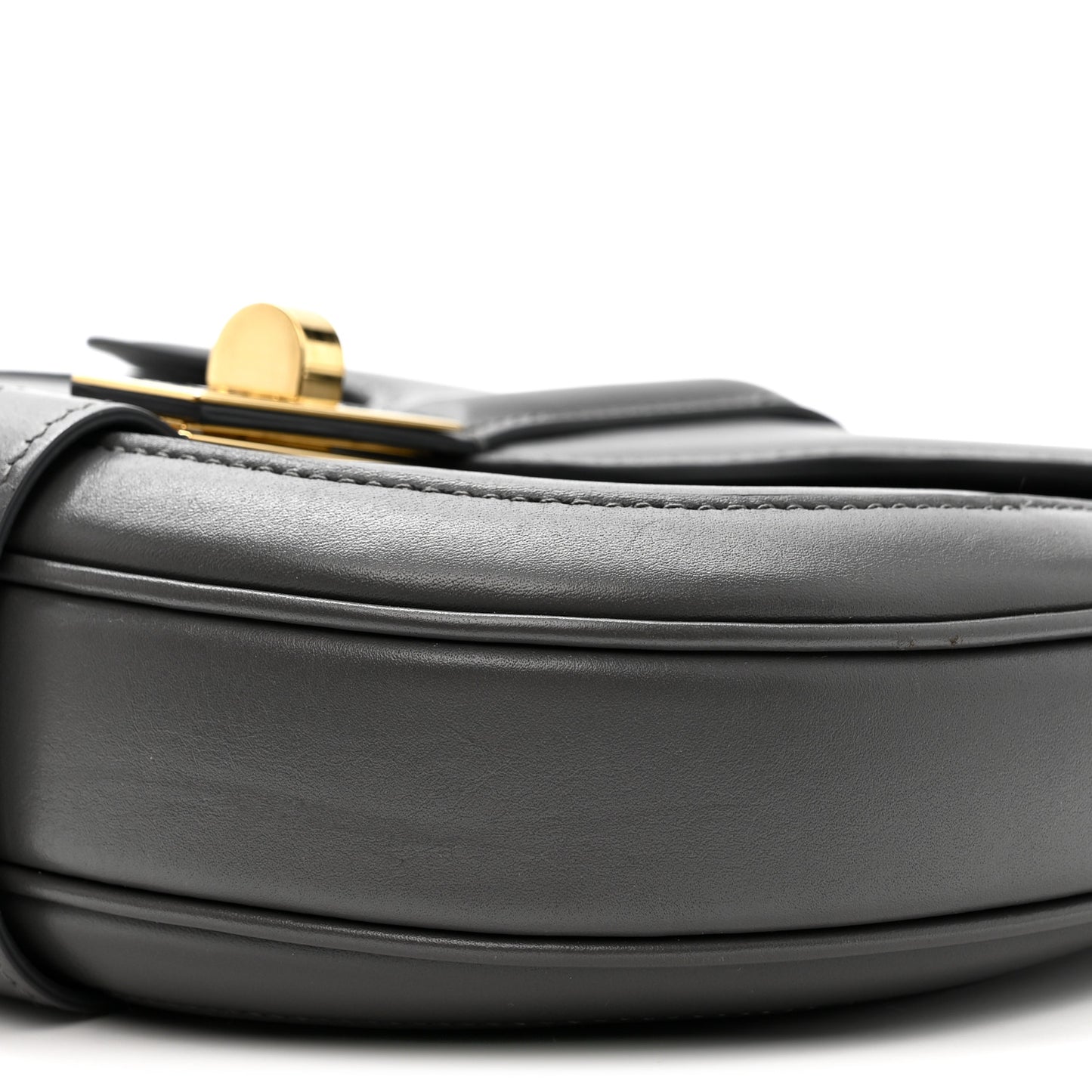 Satinated Calfskin Besace Small 16 Grey