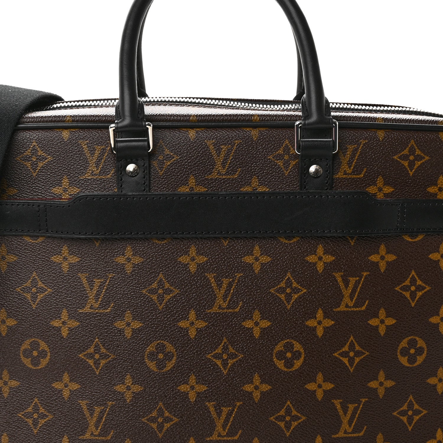 Louis Vuitton Monogram Macassar Porte-Documents Voyage GM 6 of 13