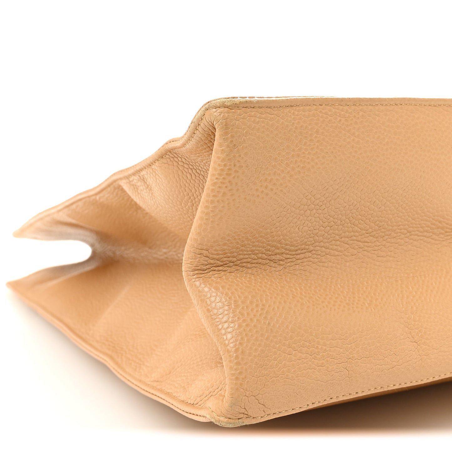 Caviar Timeless CC Tote Beige