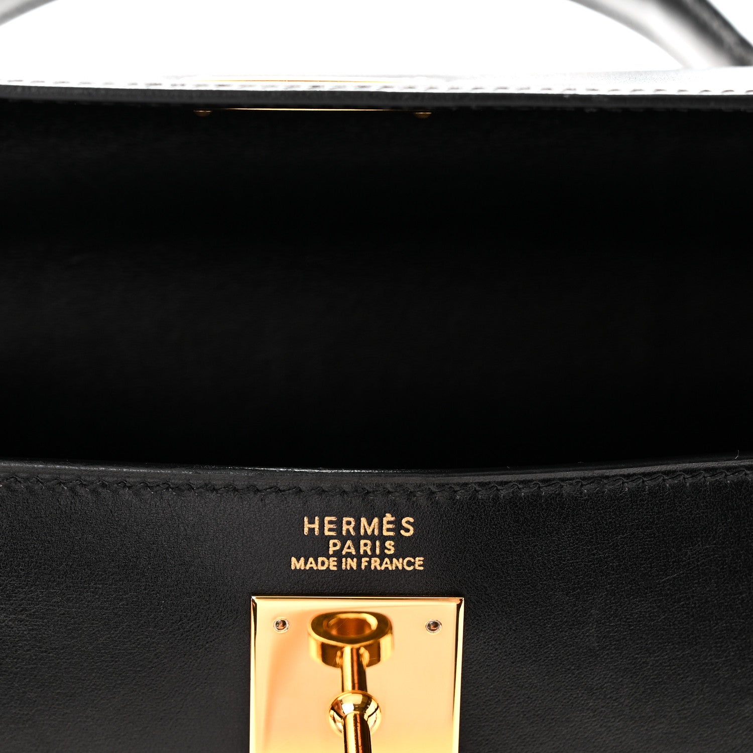 Hermes Box Kelly Retourne 32  Black 6 of 10