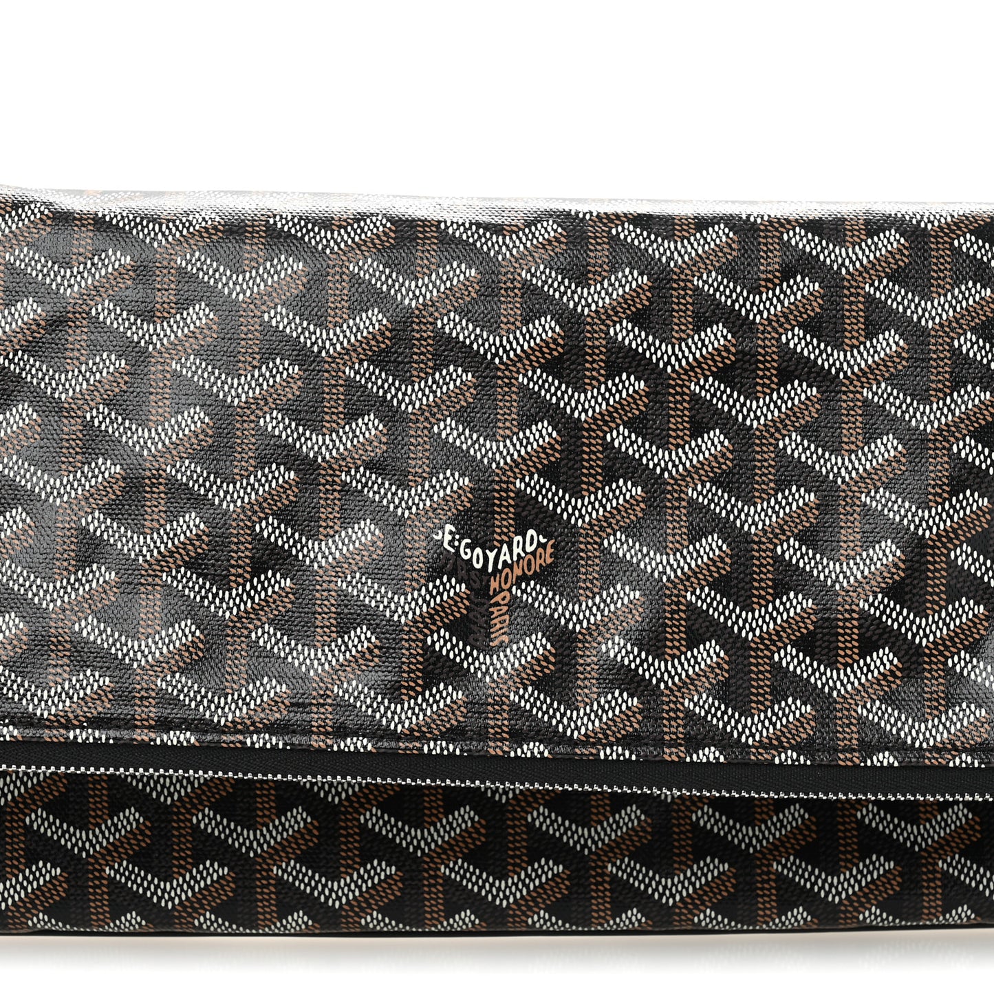 Goyardine Sainte Marie Soft Clutch Black