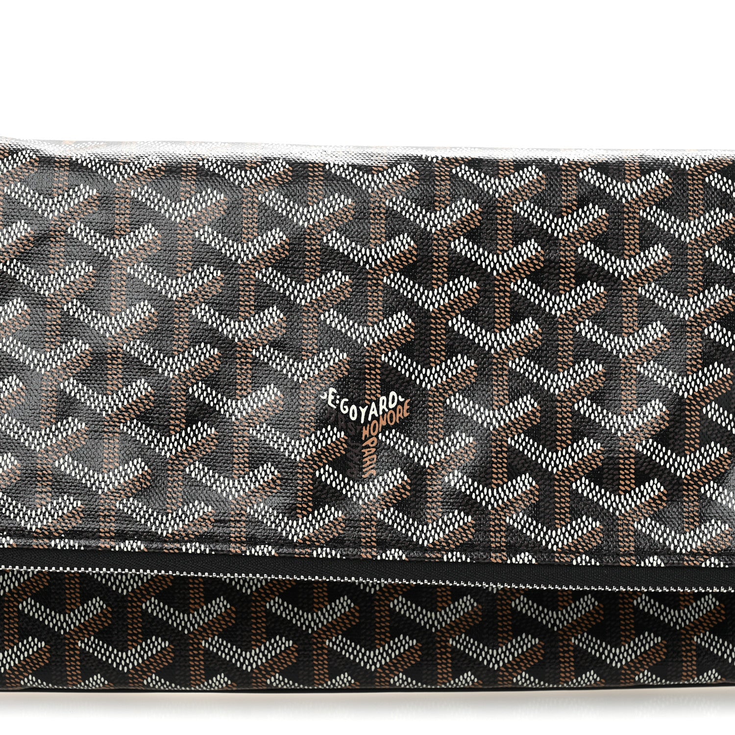 Goyard Goyardine Sainte Marie Soft Clutch Black 8 of 12