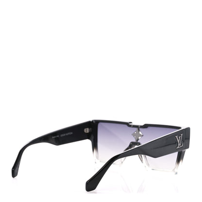 Louis Vuitton Acetate Swarovski Crystal Cyclone Sunglasses Z1736E Black 4 of 9