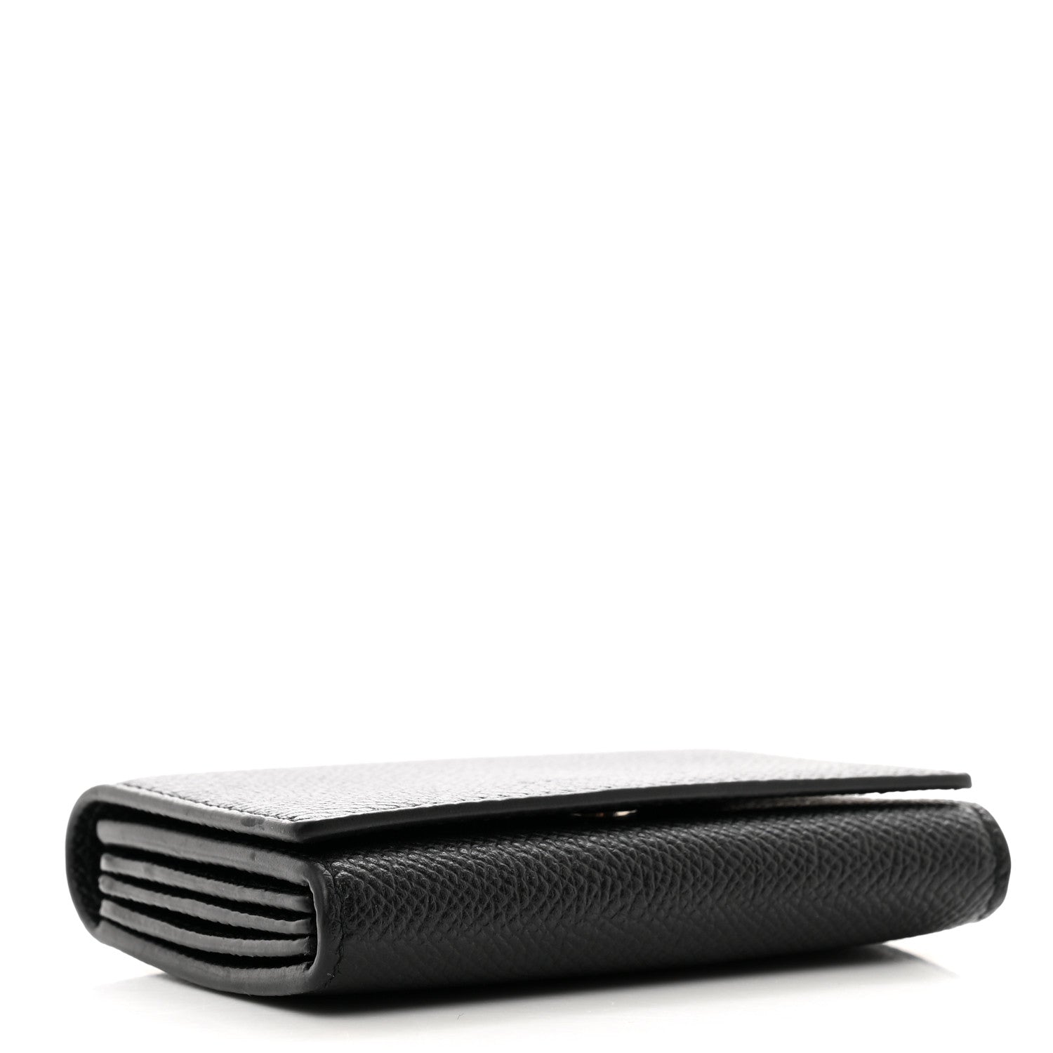Balenciaga Grained Calfskin Ville Accordion Wallet Black 4 of 7