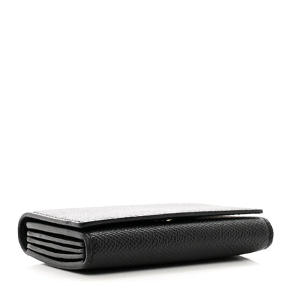 Balenciaga Grained Calfskin Ville Accordion Wallet Black 4 of 7