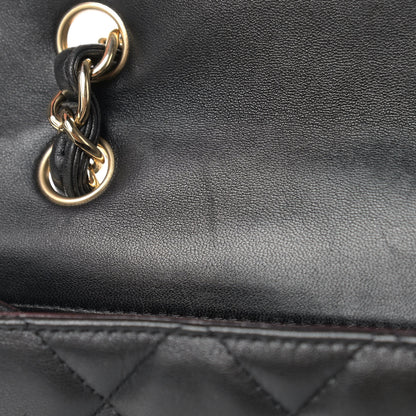 Chanel Lambskin Quilted Maxi Single Flap Black 10 of 10