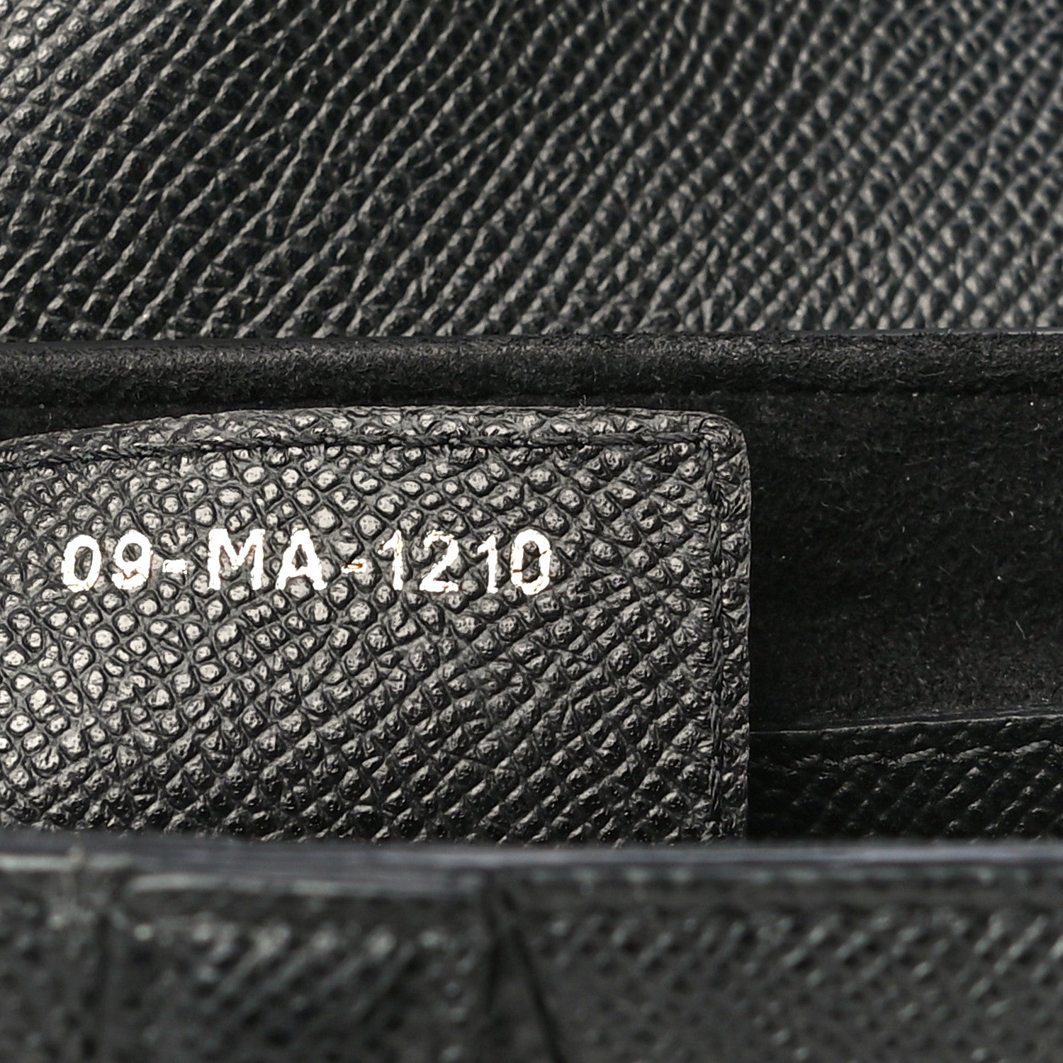Christian Dior Grained Calfskin Saddle Bag Black 6 of 15