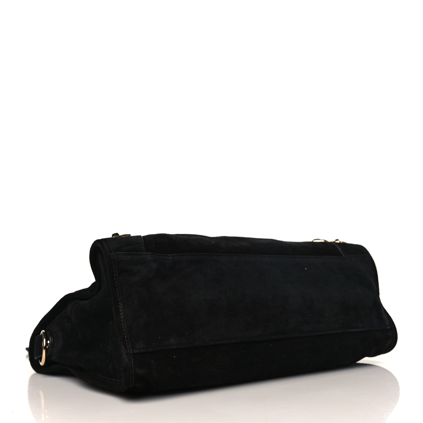 Baby Daim Gold Metallic Edge Hardware City Black