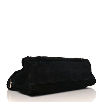 Balenciaga Baby Daim Gold Metallic Edge Hardware City Black 4 of 9