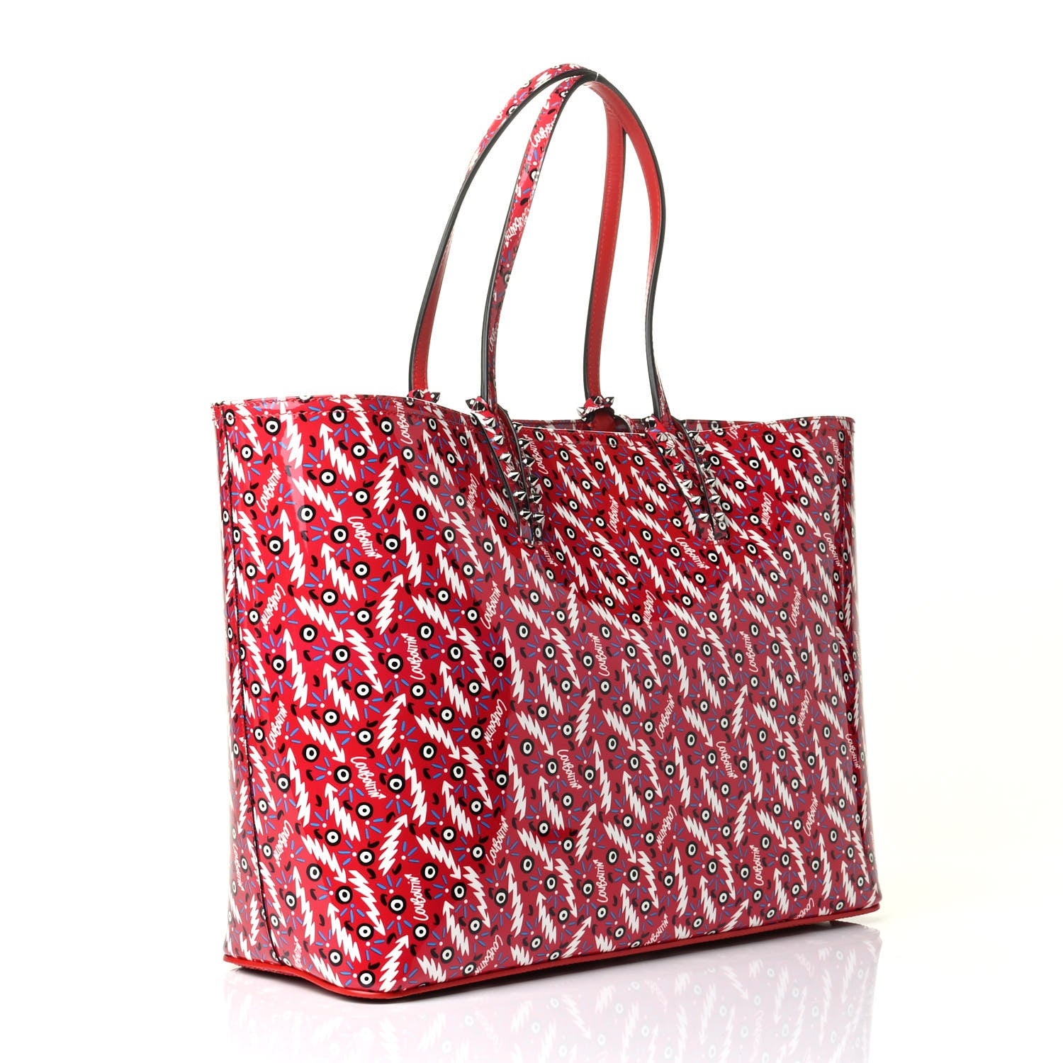 Christian Louboutin Patent Ginzana East West Cabata Tote Loubi 2 of 6