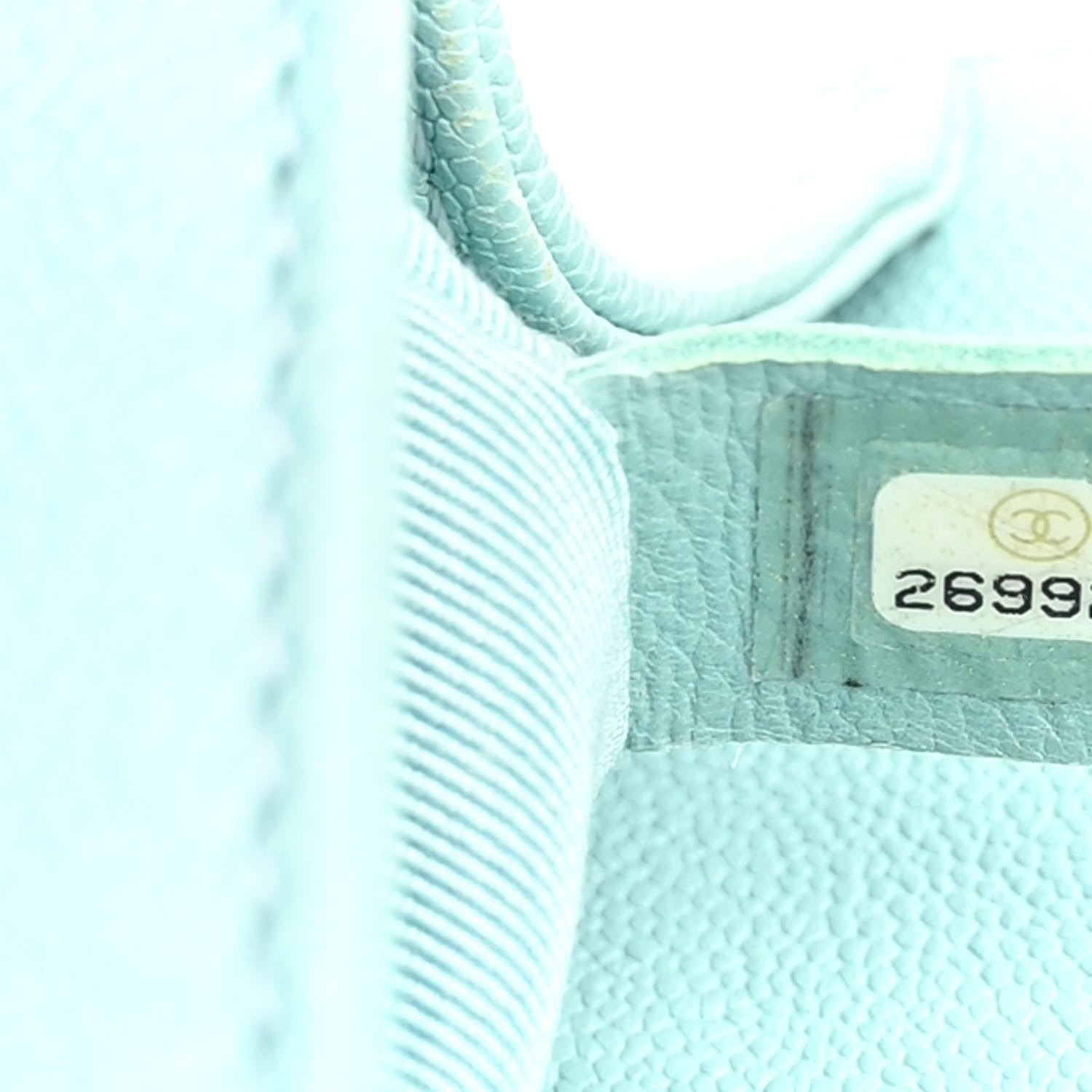 Chanel Caviar Quilted Medium Boy Flap Light Blue 6 of 9
