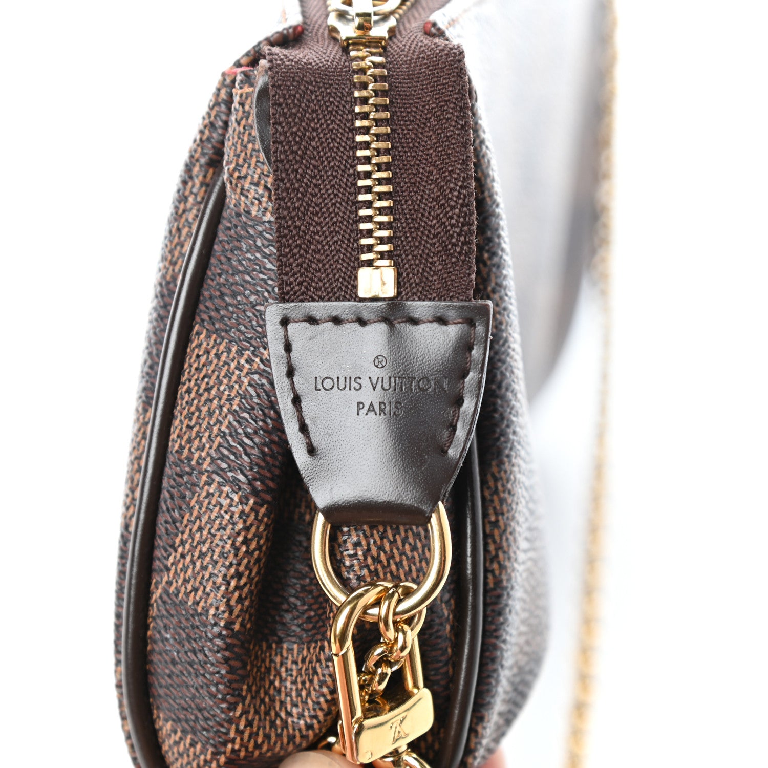 Louis Vuitton Damier Ebene Eva Clutch 7 of 10