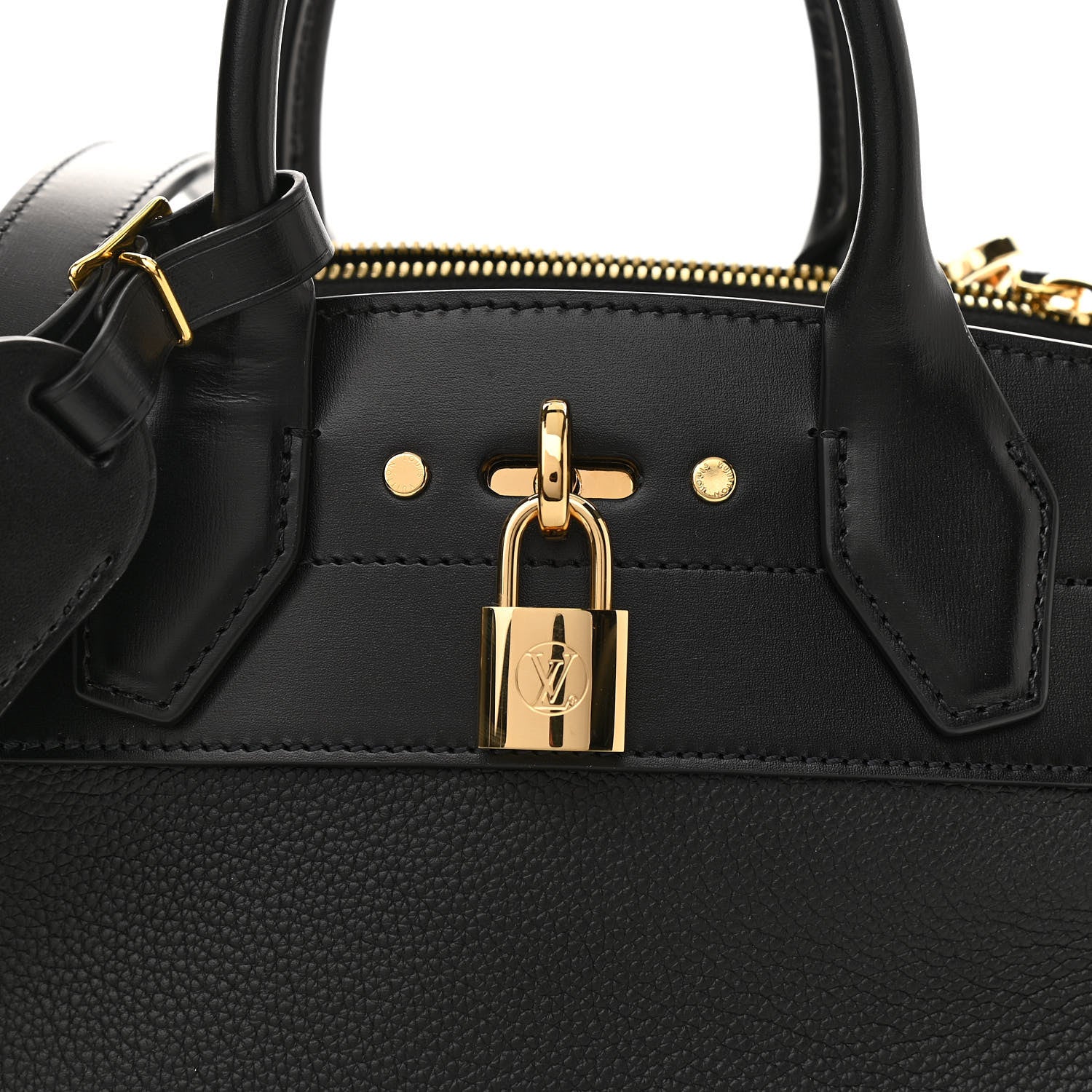 Louis Vuitton Calfskin City Steamer Mini Black 8 of 10
