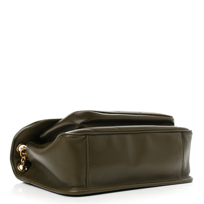 Saint Laurent Lambskin Matelasse Monogram Medium Niki Chain Satchel Seaweed 4 of 11