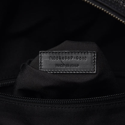 Saint Laurent Glitter Canvas City Backpack Gun Metal 2 of 14