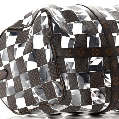 Louis Vuitton PVC Monogram Chess Keepall Bandouliere 50 7 of 11