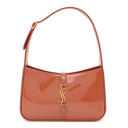 Saint Laurent Patent Le 5 A 7 Hobo Mild Rose 1 of 10