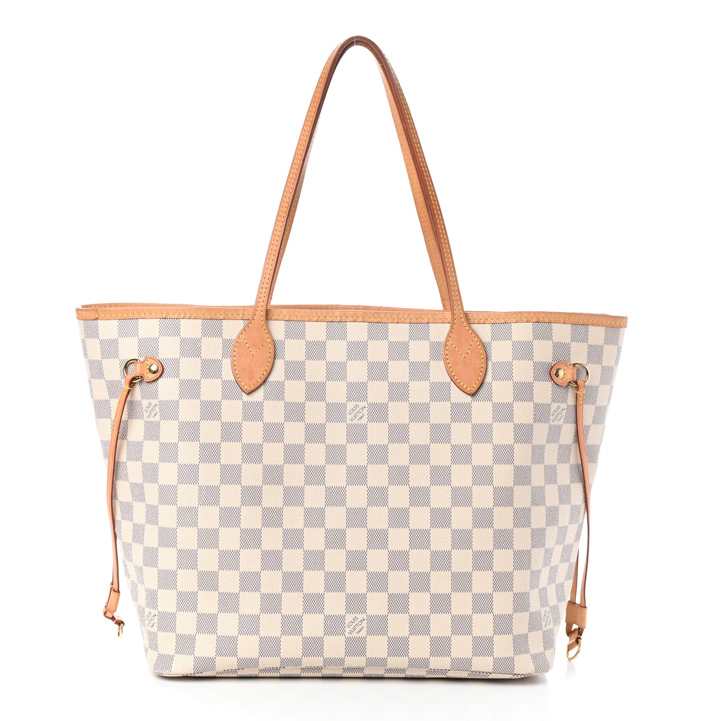 Damier Azur Neo Neverfull MM Rose Ballerine