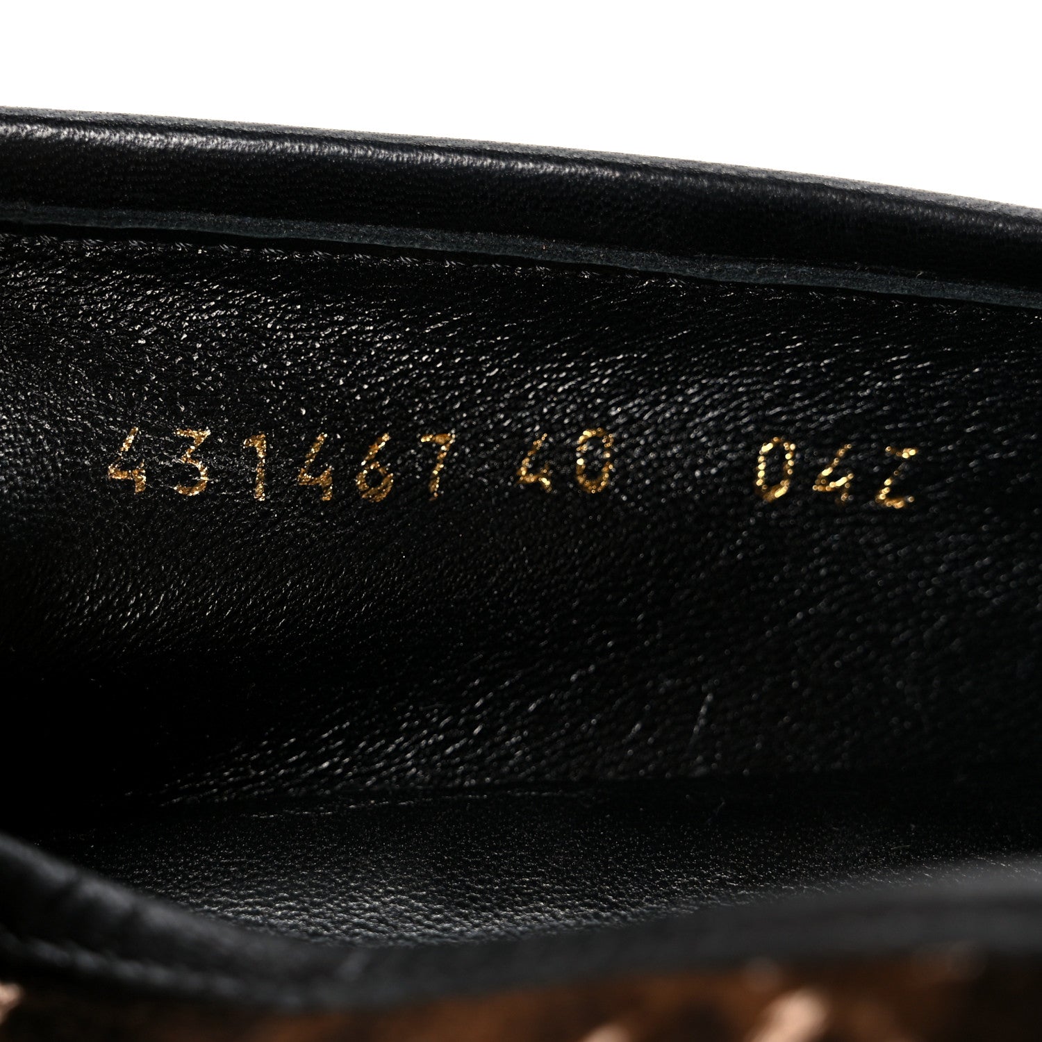 Gucci Velvet GG Monogram Horsebit Womens Jordaan Loafers 40 Brown Black 9 of 9