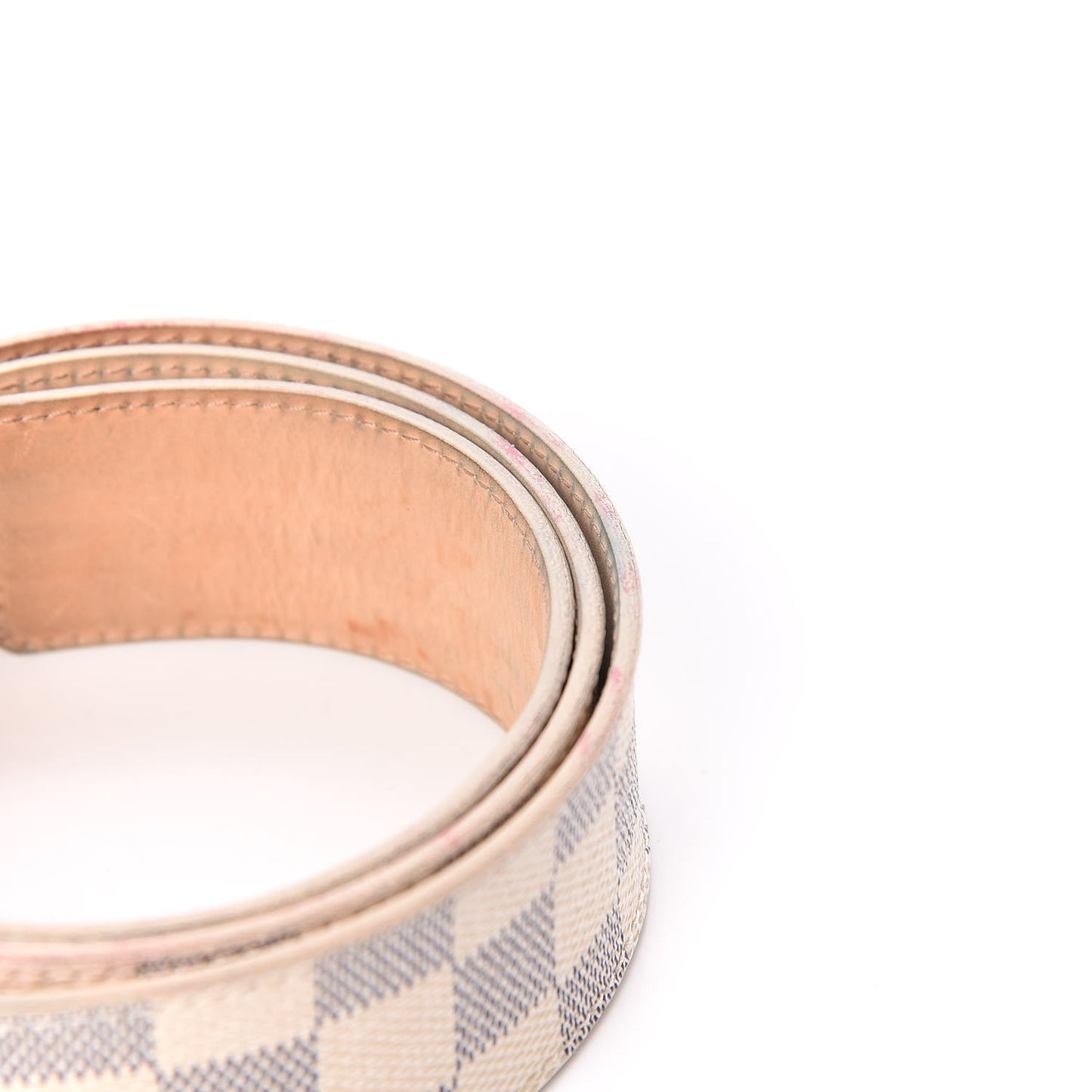 Damier Azur LV Initiales Belt 85 34