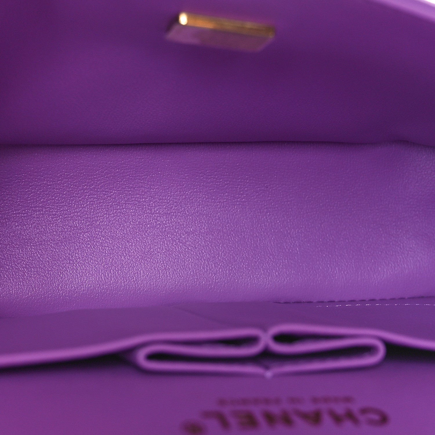 Chanel Caviar Quilted Small Double Flap Purple 5 of 10