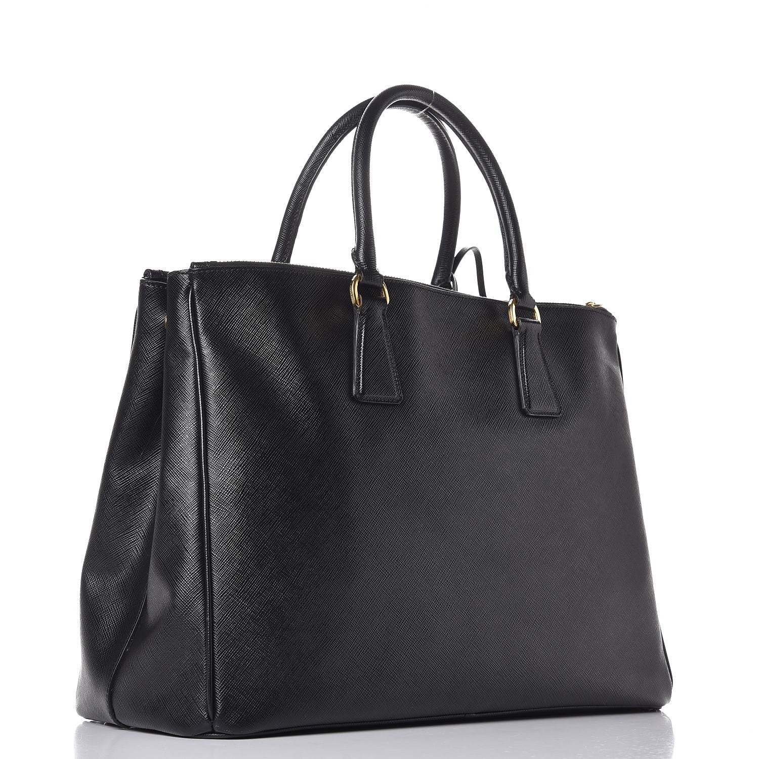Prada Saffiano Large Galleria Double Zip Tote Black 3 of 17