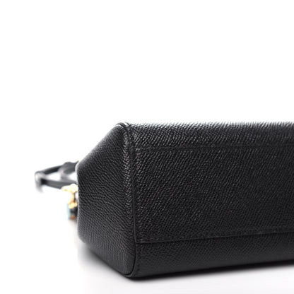 Dolce & Gabbana Dauphine Small Miss Sicily Satchel Black 7 of 9