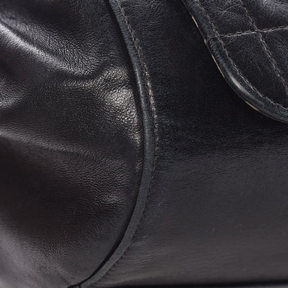 Chanel Lambskin Chocolate Bar Accordion Mademoiselle Flap Black 9 of 25