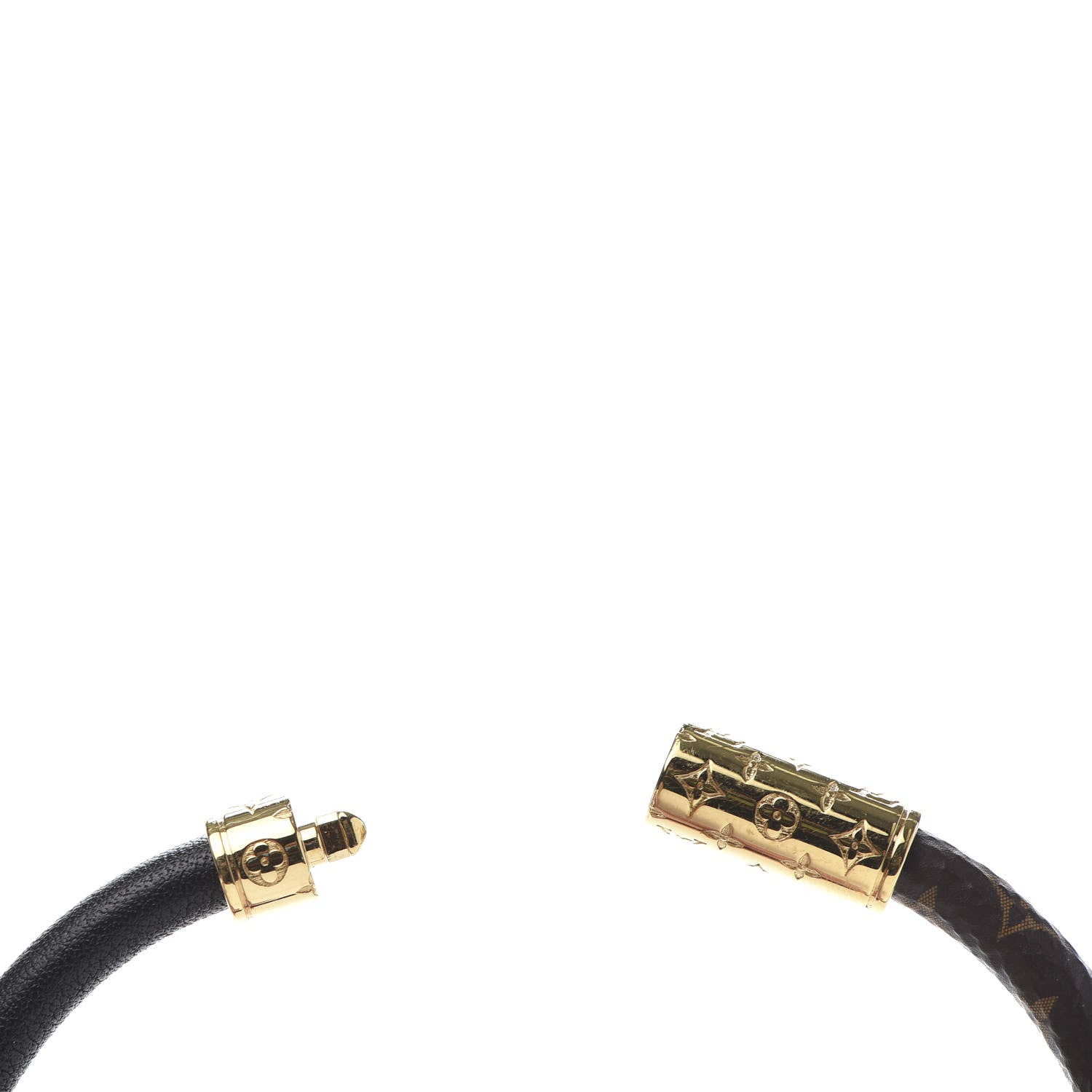 Louis Vuitton Monogram Daily Confidential Bracelet 17 Black 4 of 4