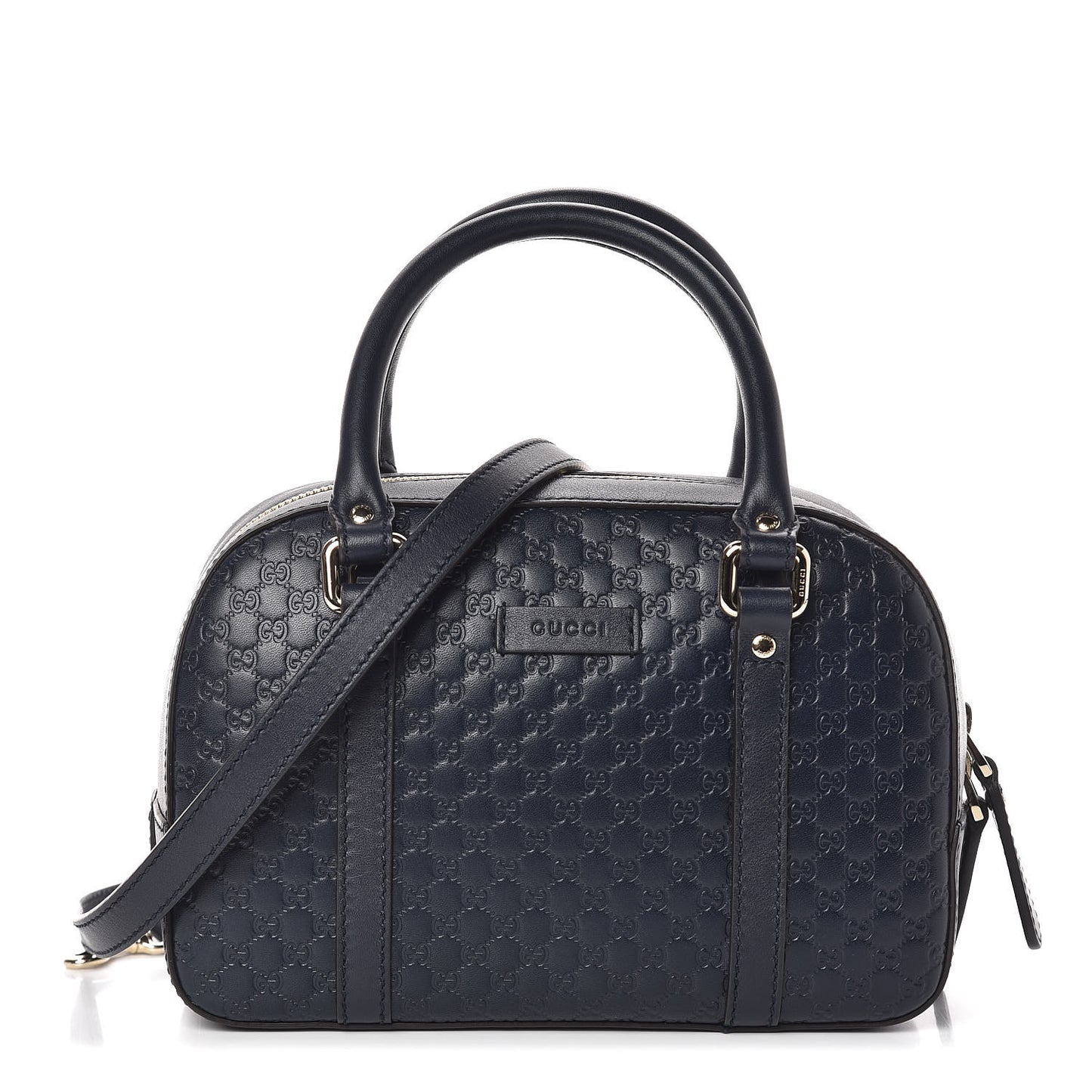 Soft Microguccissima Small Crossbody Bag Blue