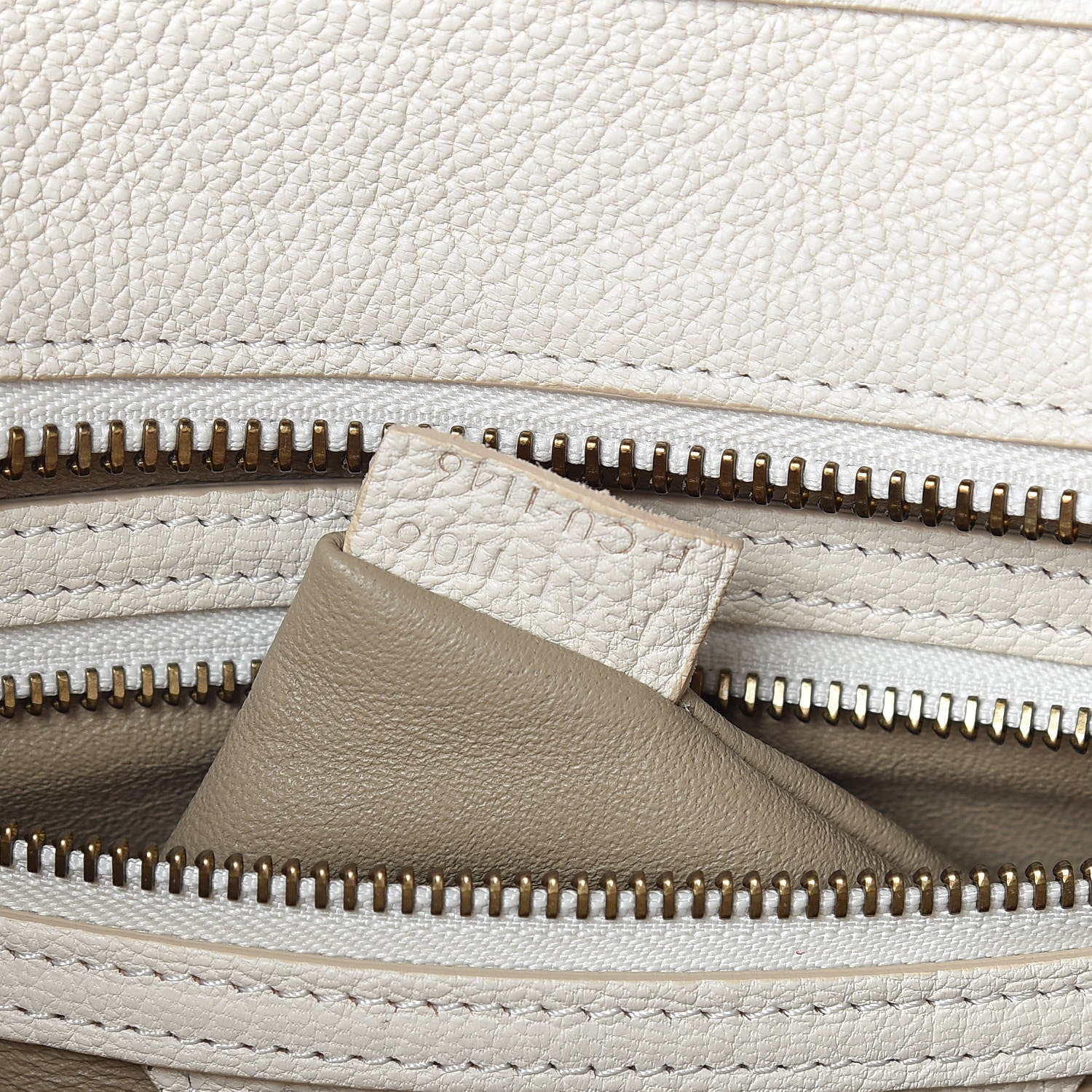 Celine Goatskin Micro Luggage White 7 of 22